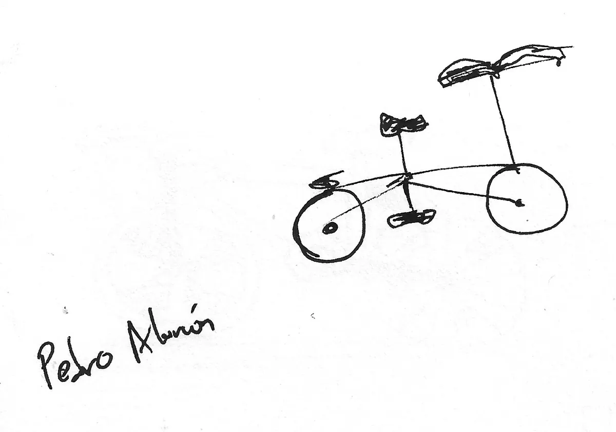 Bicicleta dibujada a mano, Bike - 100