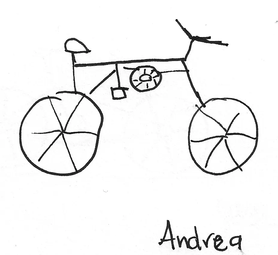 Bicicleta dibujada a mano, Bike - 104
