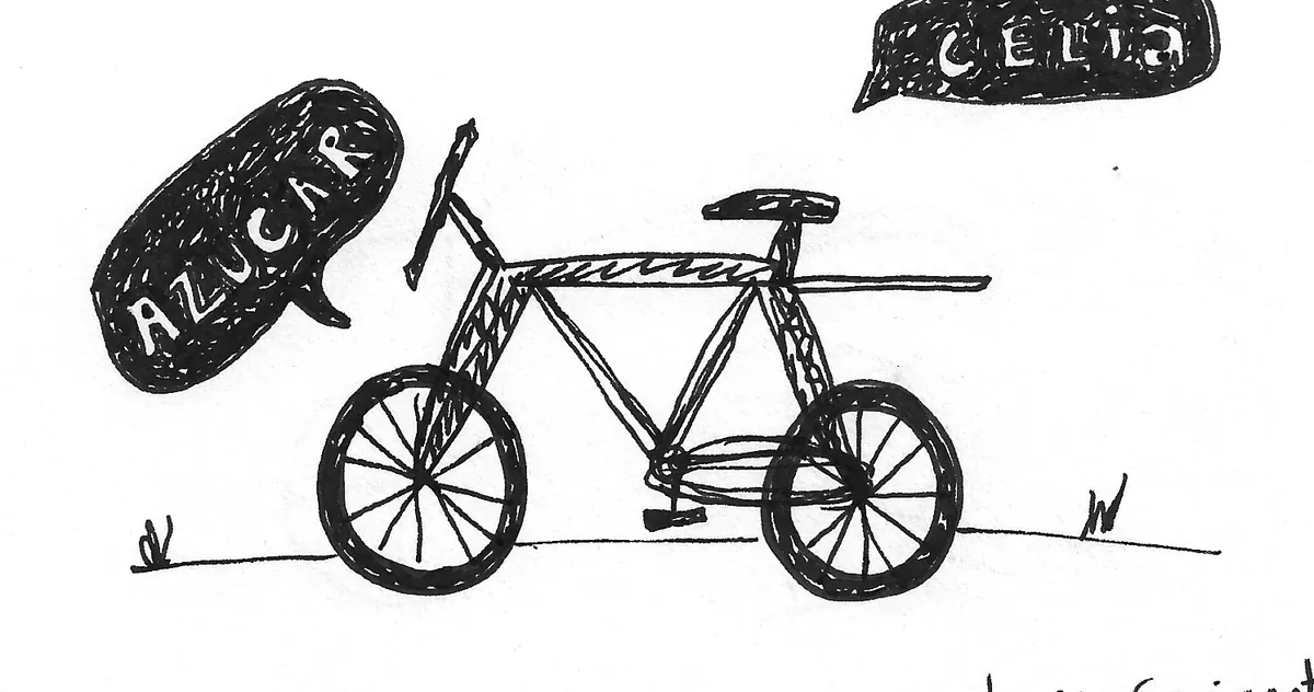 Bicicleta dibujada a mano, Bike - 126