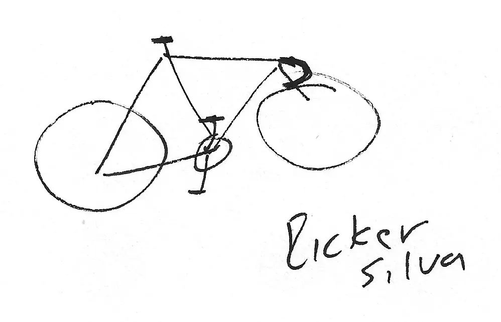 Bicicleta dibujada a mano, Bike - 143