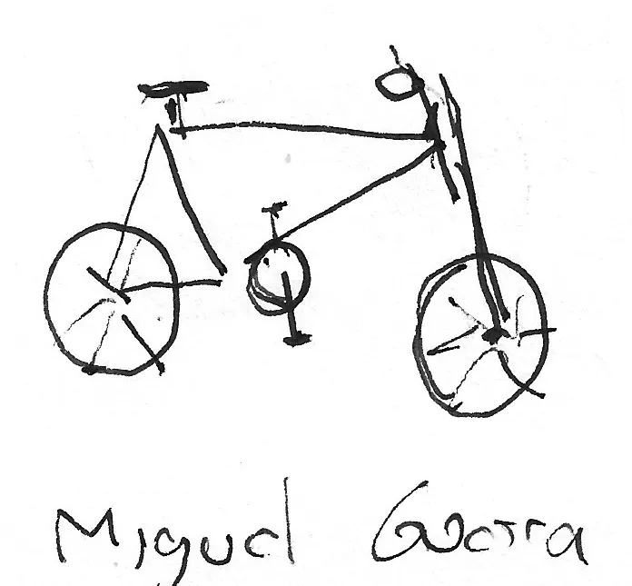 Bicicleta dibujada a mano, Bike - 159