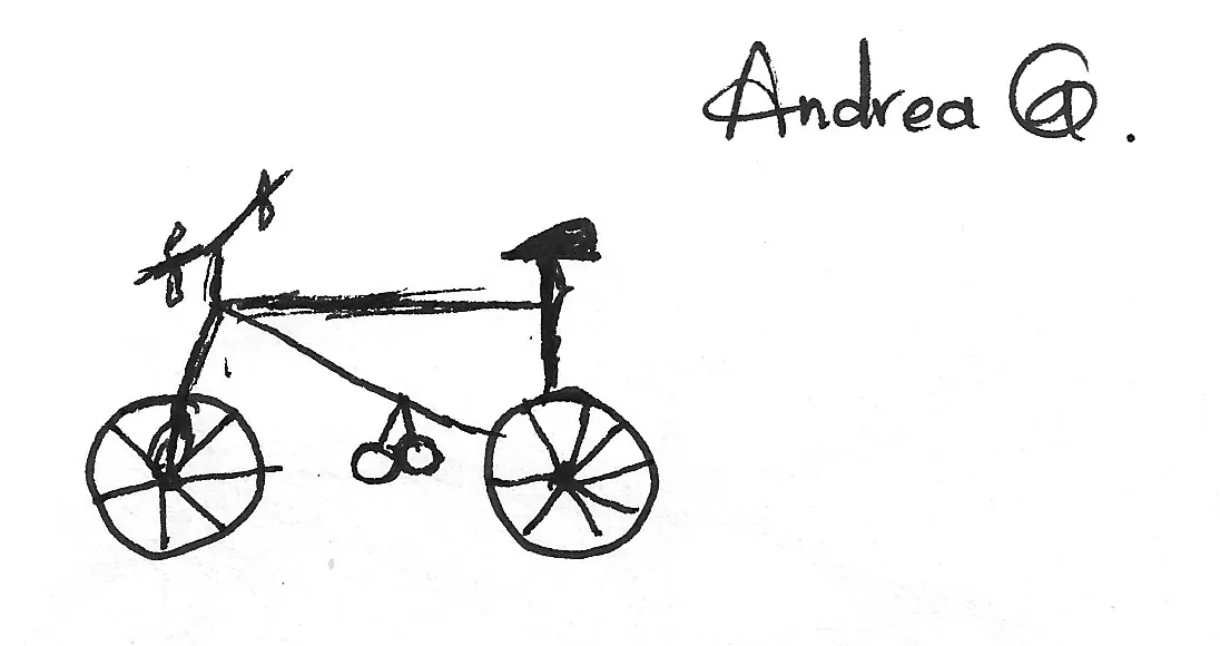 Bicicleta dibujada a mano, Bike - 178