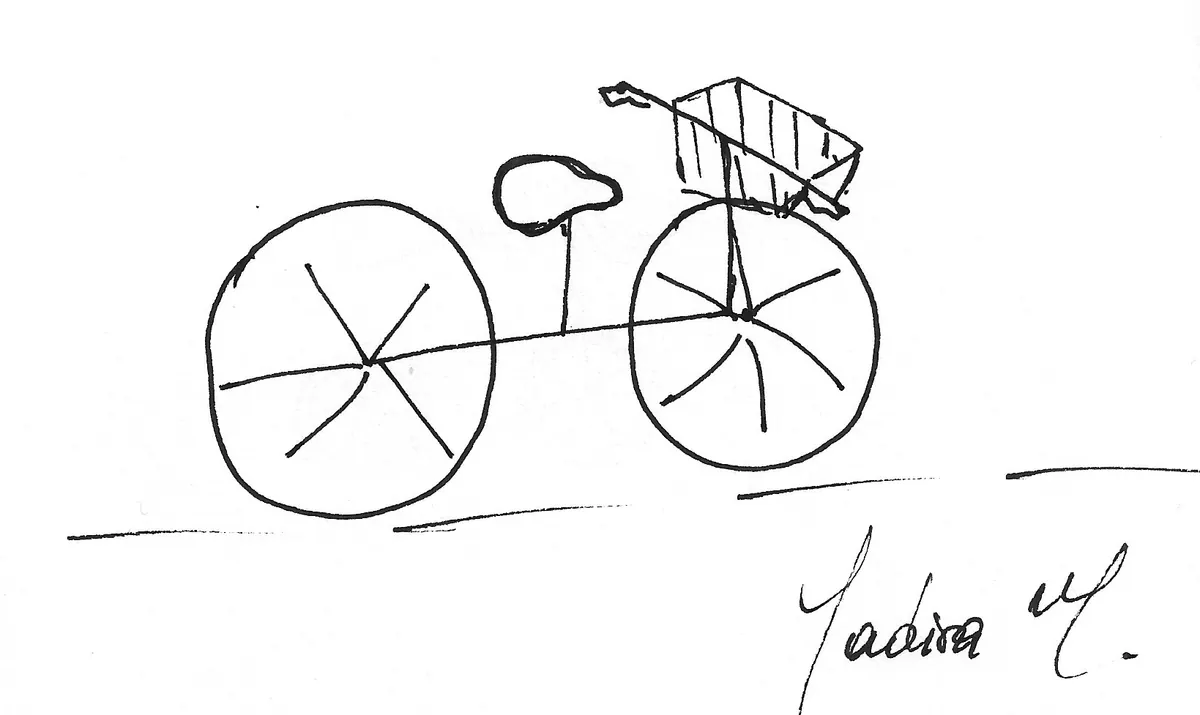 Bicicleta dibujada a mano, Bike - 185