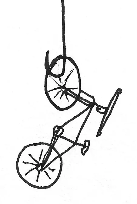 Bicicleta dibujada a mano, Bike - 213