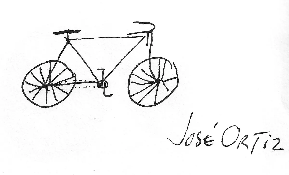 Bicicleta dibujada a mano, Bike - 222