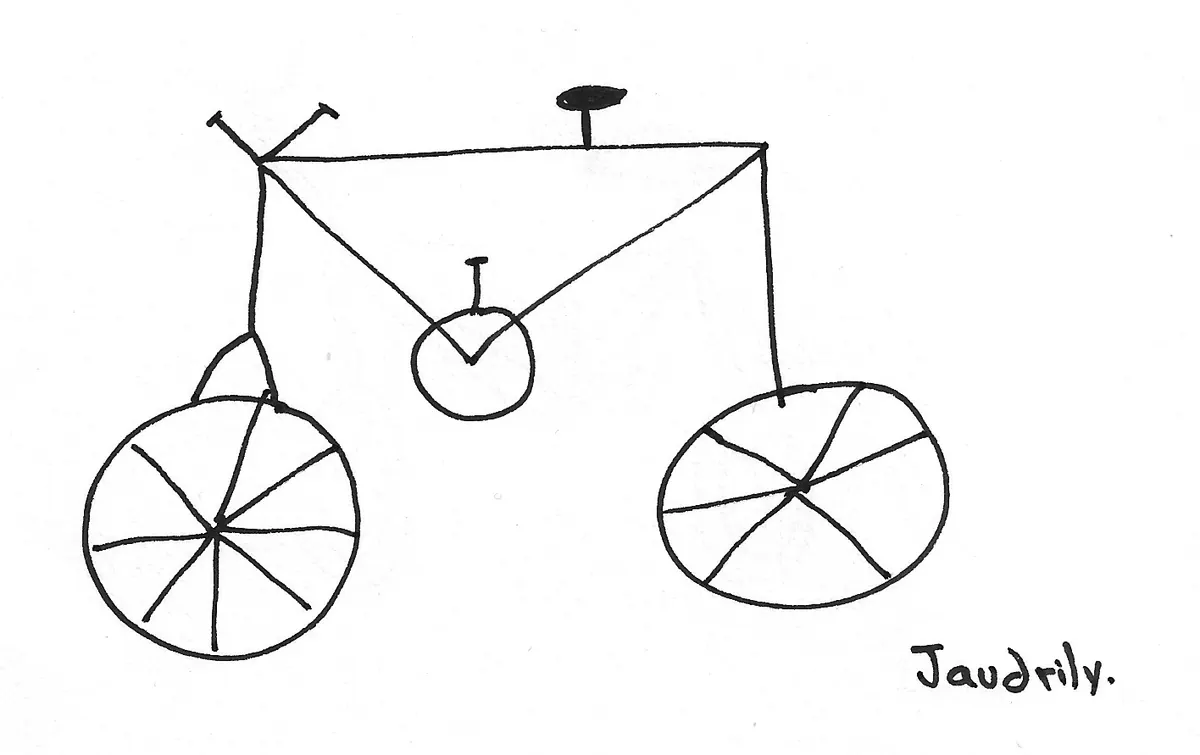 Bicicleta dibujada a mano, Bike - 224