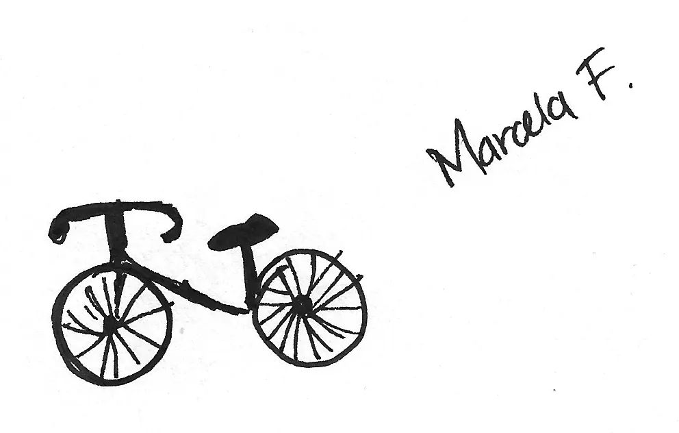 Bicicleta dibujada a mano, Bike - 228