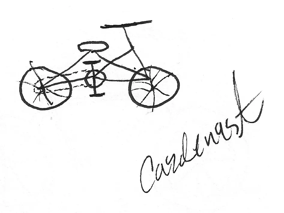Bicicleta dibujada a mano, Bike - 230