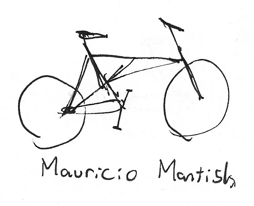Bicicleta dibujada a mano, Bike - 236
