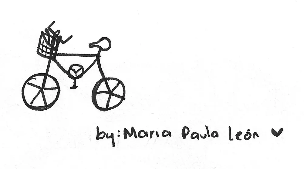 Bicicleta dibujada a mano, Bike - 245