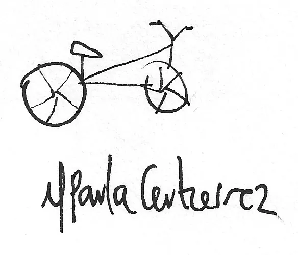 Bicicleta dibujada a mano, Bike - 271