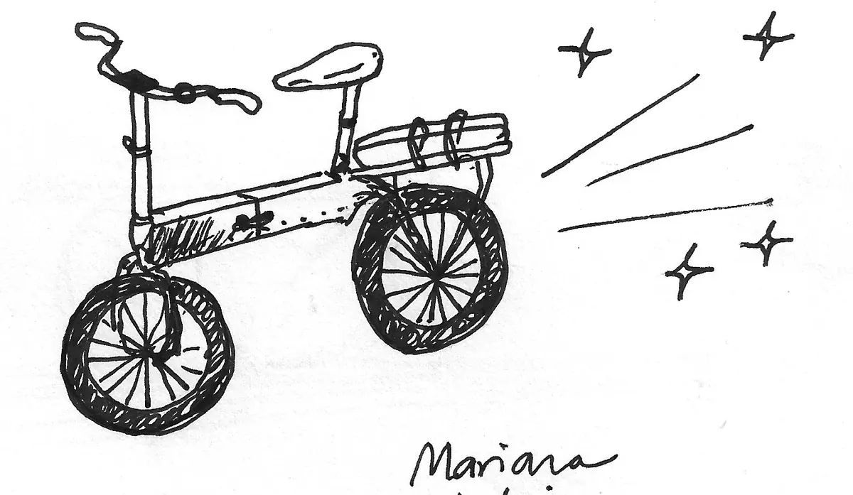 Bicicleta dibujada a mano, Bike - 286