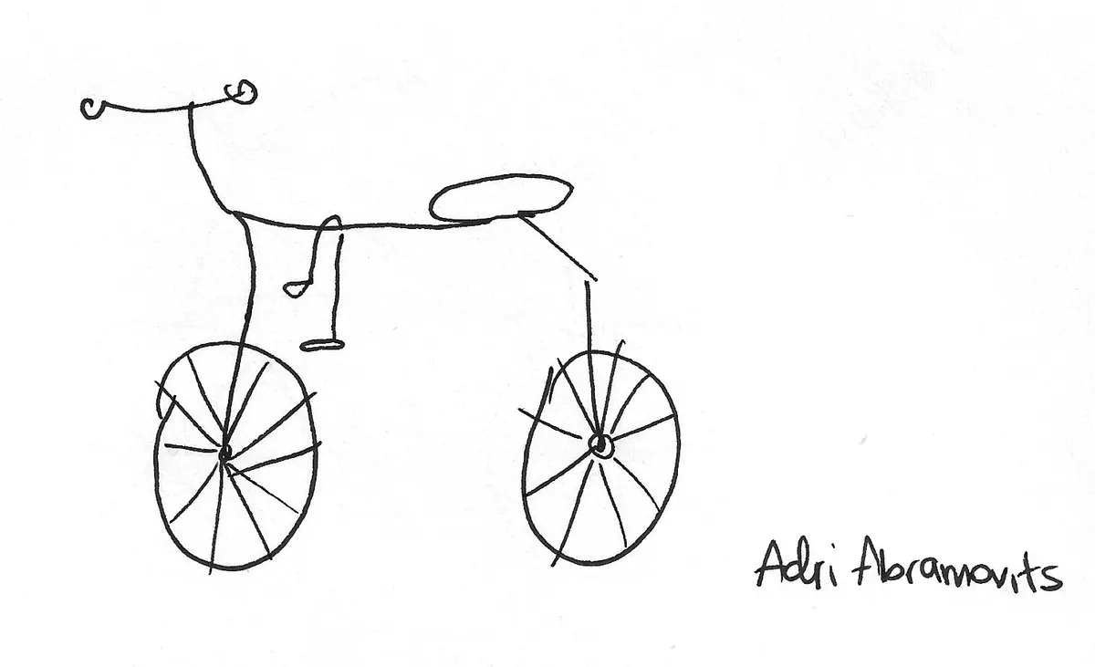 Bicicleta dibujada a mano, Bike - 292