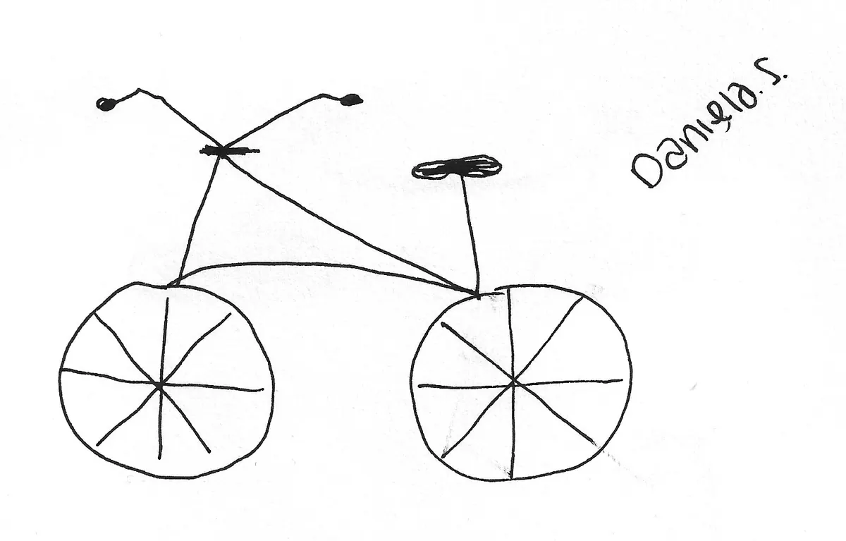 Bicicleta dibujada a mano, Bike - 293
